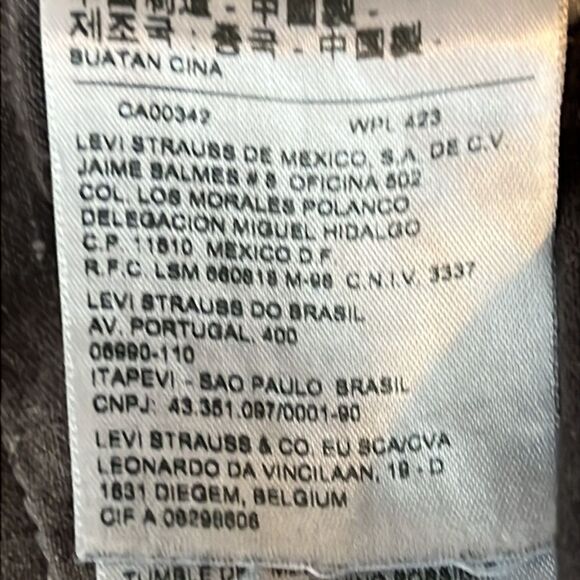 Levi’s Black Button Fly High Rise Jeans‎ Size 28 - Picture 12 of 13